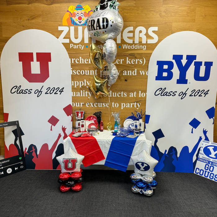 Custom BYU and U of U Party Supplies