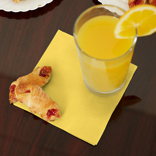 Light Yellow Beverage Napkins | 50ct