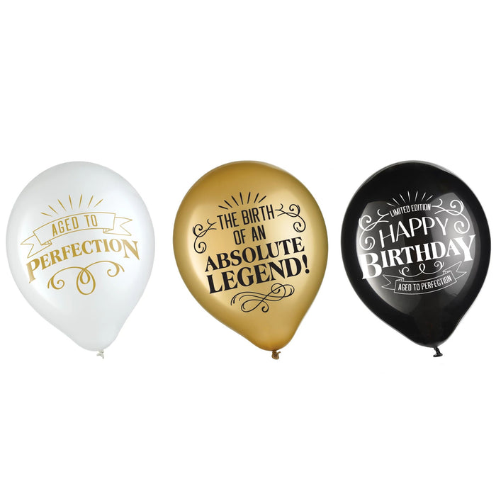 12" Better With Age Birthday Latex Balloon Pack | 15 ct