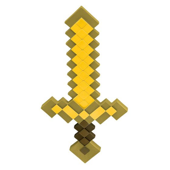 A Minecraft Gold Sword.