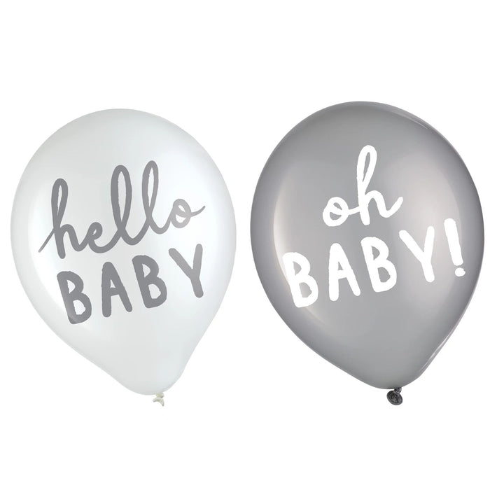 12" Hello Baby Soft Jungle Latex Balloon Pack | 15 ct