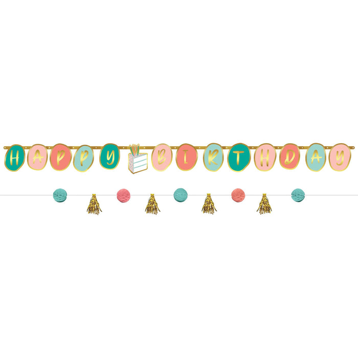 Happy Cake Day Happy Birthday Banner Kit | 2 pcs