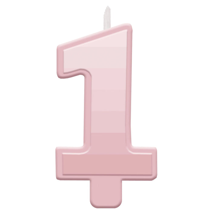 Little Miss One-derful First Birthday Candle, 5" x 3" | 1 ct