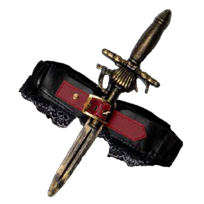 A Pirate Knife Thigh Garter.