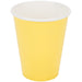 Elevate your next event with our 24ct pack of Light Yellow Paper Cups. Perfect for both hot and cold beverages, these 9oz cups are a versatile addition to any party or gathering. Made from quality paper, they are both convenient and environmentally friendly. Upgrade your drinkware game today!