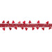 This Valentine's Day Tinsel Garland is a festive addition to any romantic celebration. Measuring 9 feet in length, it features a charming design of red hearts that will bring a touch of love and joy to any room. Perfect for decorating your home or event space, this garland is sure to spread the love this Valentine's Day.