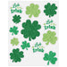 Enhance your St. Patrick's Day celebration with our Luck Of The Irish Shamrock Glitter Window Decoration! This 1-pack set adds a touch of festive spirit with its vibrant design and sparkling glitter. Perfect for decorating windows and spreading the luck of the Irish.