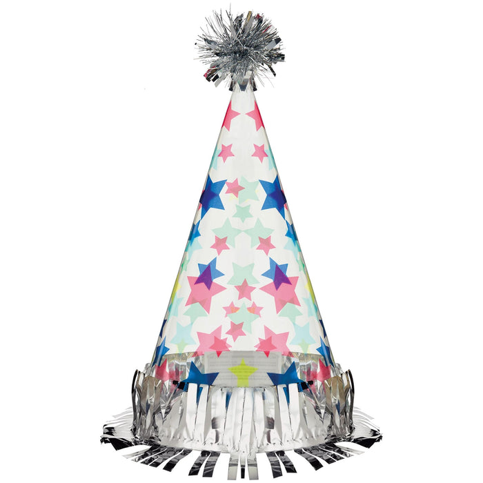 Modern Birthday Large Cone Hat, 10.5" | 1 ct