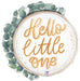 Hello Little One Eucalyptus Wreath SuperShape Mylar Balloon