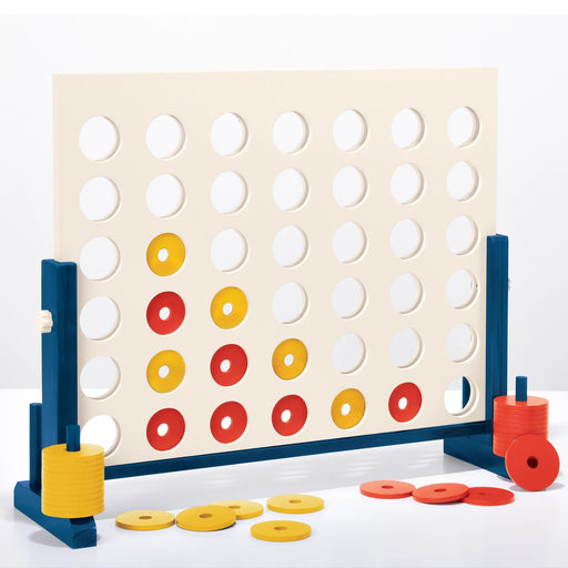 A 43 Piece 23.25" x 17.75" Oversized Four-in-a-Row Game.