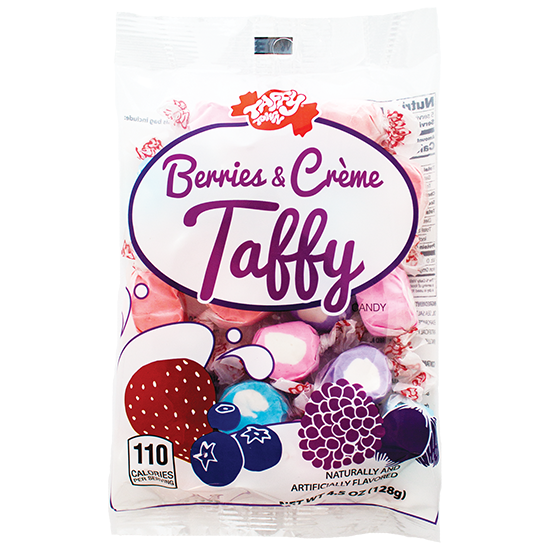 Berries & Creme Mix Salt Water Taffy 4.5oz | 1 ct