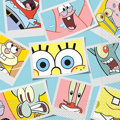 SpongeBob Lunch Napkins | 16 ct