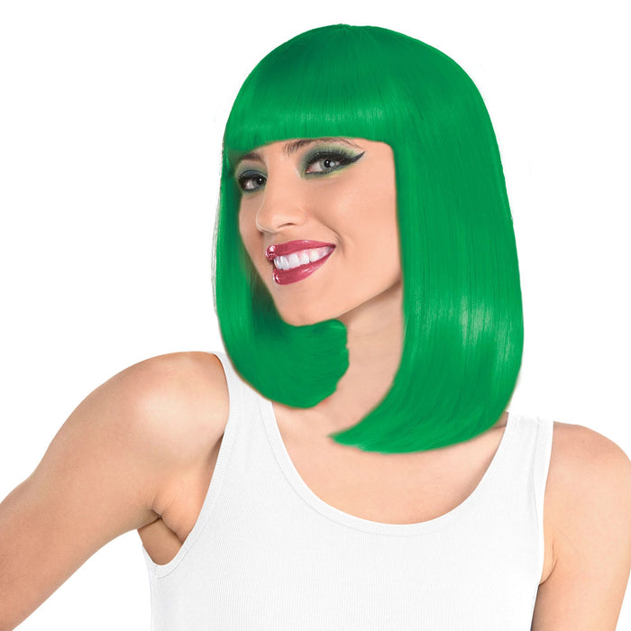 Green Long Bob Wig | 1ct