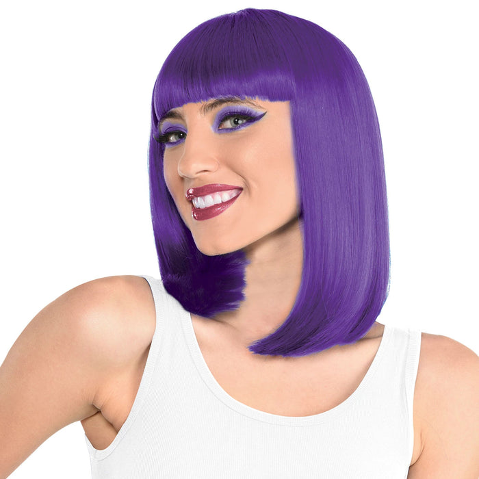 Purple Long Bob Wig | 1ct