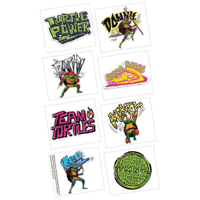 Teenage Mutant Ninja Turtles Mutant Mayhem Tattoos 8pcs | 1ct