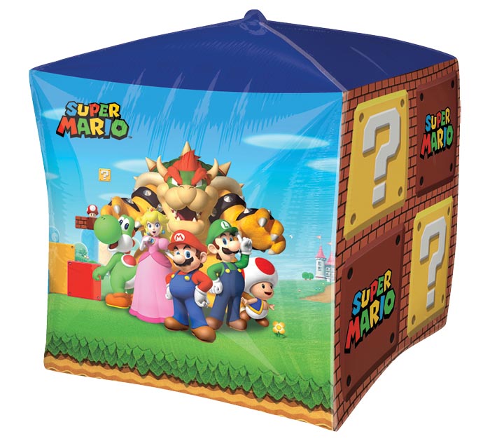 Super Mario Cubez Mylar Balloon 15" | 1ct