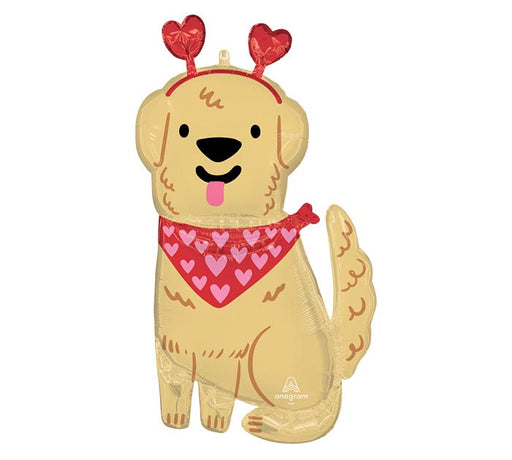 A 36-inch Valentine's Doggone Cute Dog Supershape Balloon.