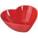 A 7 inch Valentine's Heart Shaped Melamine Bowl.