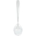 A Clear 9.5-inch Plastic Serving Spoon. Spoons come in a two pack.