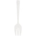 A white 9.5-inch Plastic Serving Fork. Forks come in a two pack.