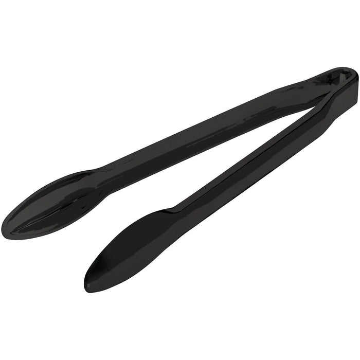 A black pair of 12 Inch Plastic Tongs.