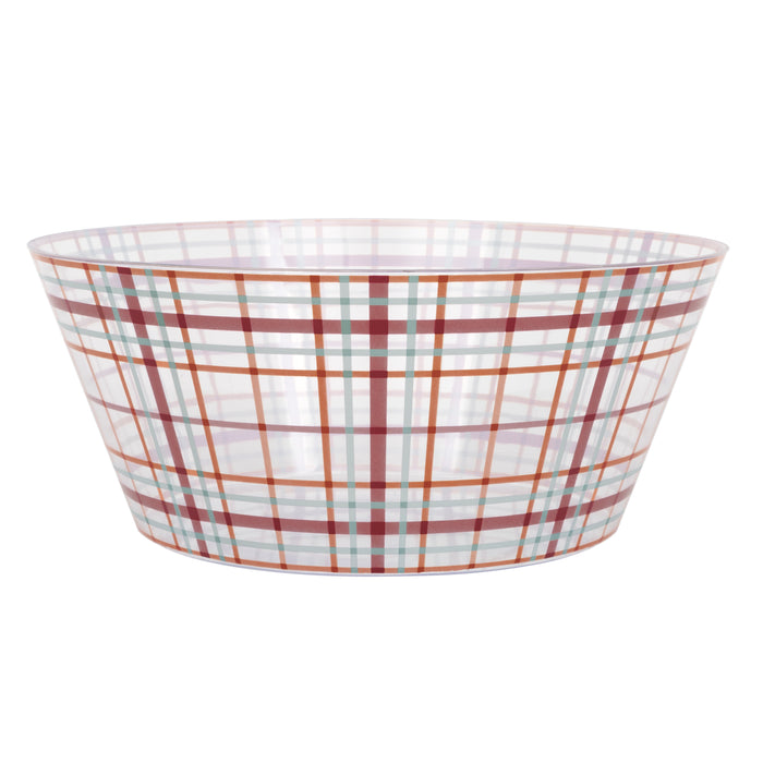 Thanksgiving Elegant Plastic Serving Bowl 10" | 1 ct