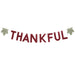 A 6 foot Thanksgiving Thankful Felt Banner.