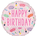 Spa Party Birthday Mylar Balloon, 18"