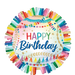 Birthday Streamers Fringe Mylar Balloon, 24"