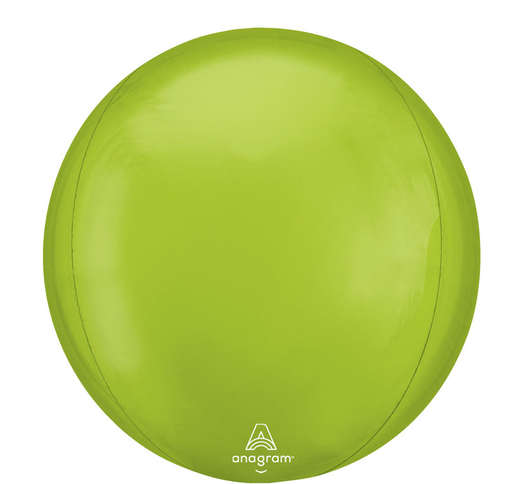 Orbz Balloon, 15" - Vibrant Green