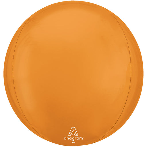 Orbz Balloon, 15" - Vibrant Orange