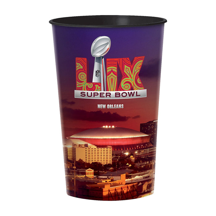 Super Bowl LIX Reusable Plastic Tumbler 22oz | 1 ct