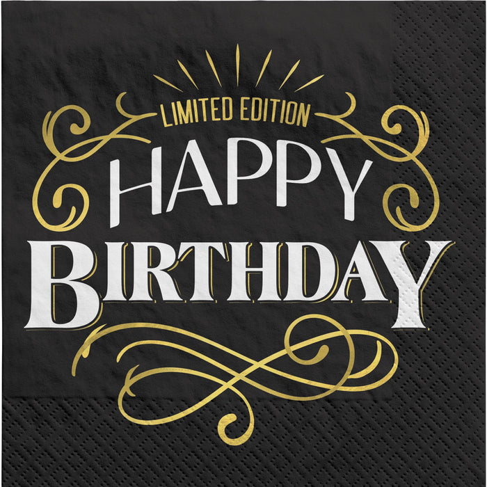 Better With Age Birthday Beverage Napkins | 16 ct