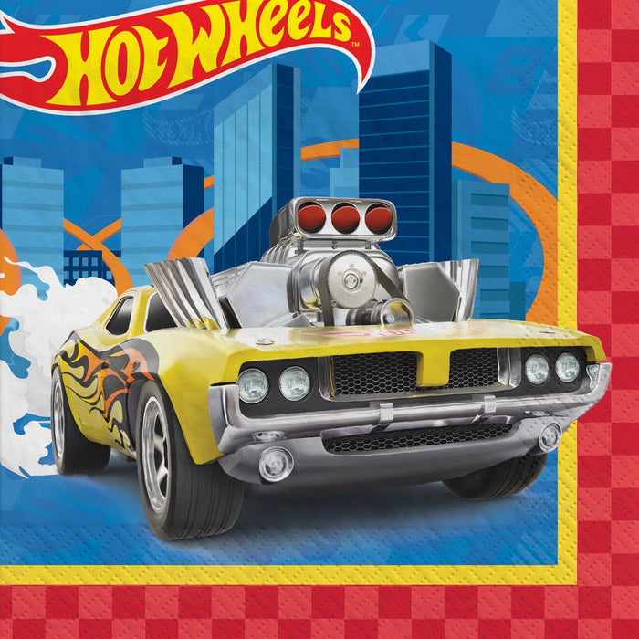 Hot Wheels Luncheon Napkins | 16 ct