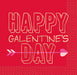 Valentine's Happy Galentine's Beverage Napkin | 16 ct