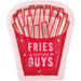 Valentine's Galentine Fries Shaped Plates, 9" | 8 ct