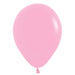 Inflated Bubble Gum Pink color latex balloon