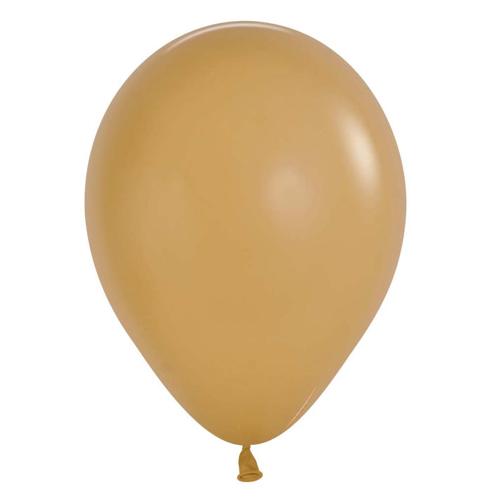 Latte Brown Latex Balloon w/ Helium and Hi-Float, 11" | 1 ct