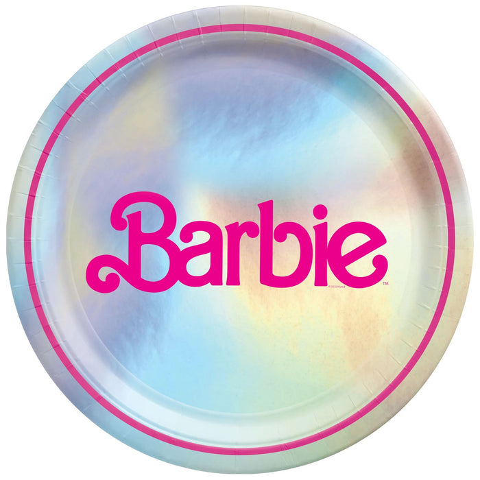 Malibu Barbie 9" Round Plates | 8 ct