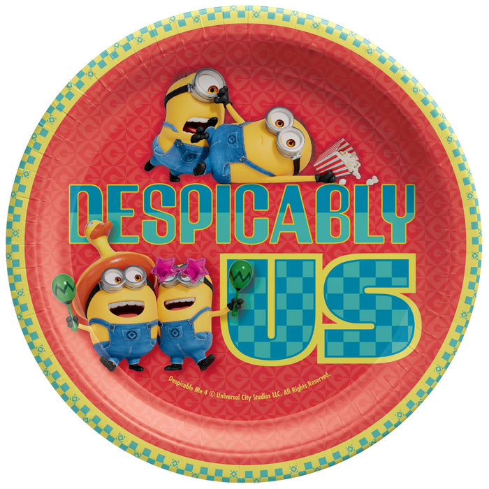 Despicable Me Paper Lunch Plates 9in | 8ct