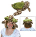 A women wearing a Plush Sea Turtle Hat.