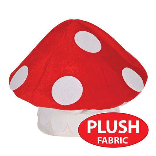 A Plush Mushroom Hat