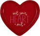 Valentine's Day Eat Your Heart Out Heart Shaped Tray 16" | 1 ct