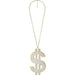 A Glitter Super Dollar Sign Necklace.