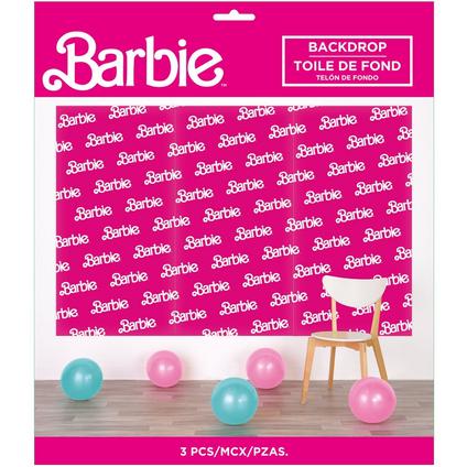 Malibu Barbie Plastic Scene Setter, 8.4' x 5.4' | 1 ct