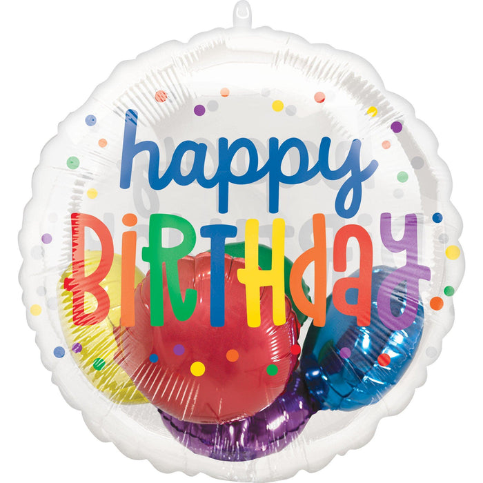 Rainbow Insiders Birthday Mylar Balloon, 20"