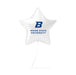 A 17 inch licensed BSU Stacked Logo Mylar Balloon.