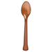 Translucent Chocolate Brown Heavy Duty Plastic Spoon.