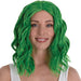 A Green Body Wave Wig.