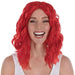 A Red Body Wave Wig.